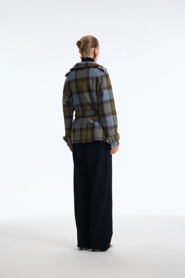 The Harris Tweed Modern Peacoat