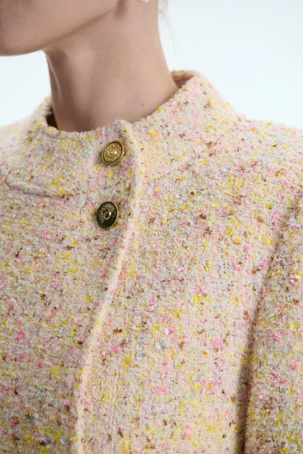 The Laurent Tweed Boxy Jacket