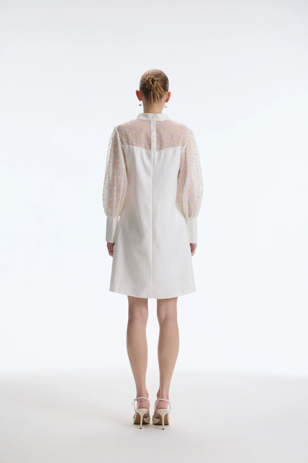 The Laurent Cloud-Weave Organza Dress