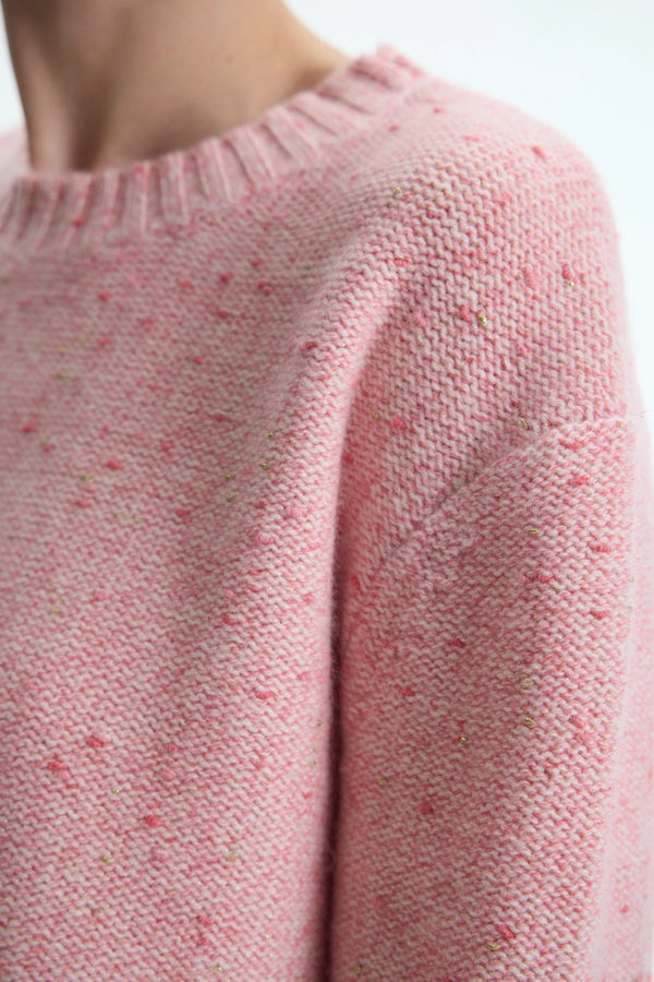 The Gilded-Speckle Cashmere Blend Sweater