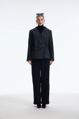 The Harris Tweed Deconstructed Plaid Jacket