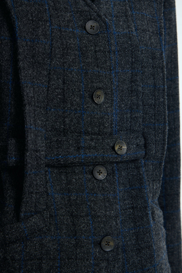 The Harris Tweed Deconstructed Plaid Jacket