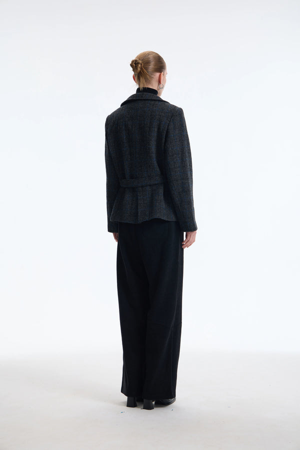 The Harris Tweed Deconstructed Plaid Jacket