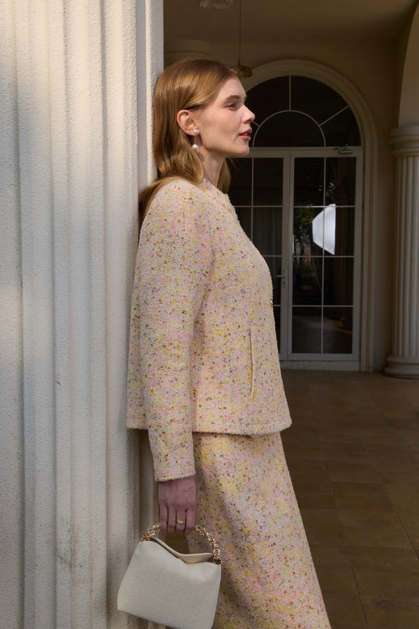 The Laurent Tweed Boxy Jacket