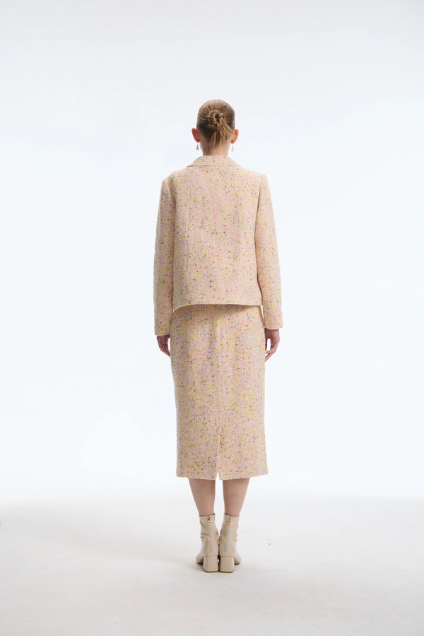 The Laurent Tweed Boxy Jacket