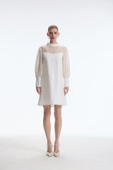 The Laurent Cloud-Weave Organza Dress