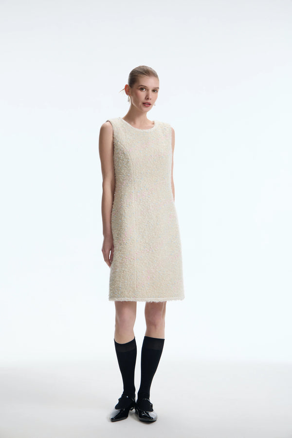 The Pearl-Edge Mohair Bouclé Dress