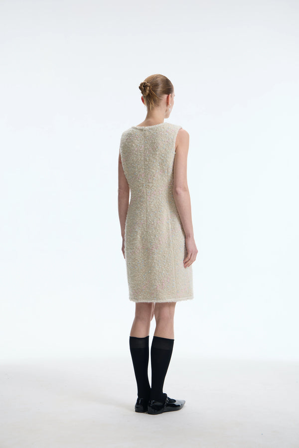The Pearl-Edge Mohair Bouclé Dress